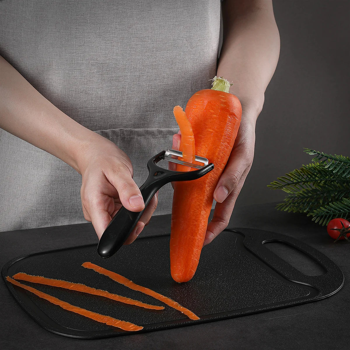 4Pcs-set Kitchen Knfie Professional Kitchen Knives Fruit Meat Cutting Knives Kitchen Utility Chopper Knife Chopping Board
