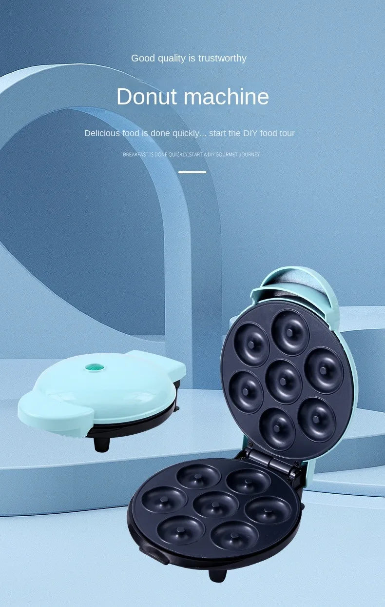 7-hole Donut Machine, Cake Breakfast Machine, European Standard 220V, American Standard 110V Mini Baking Machine