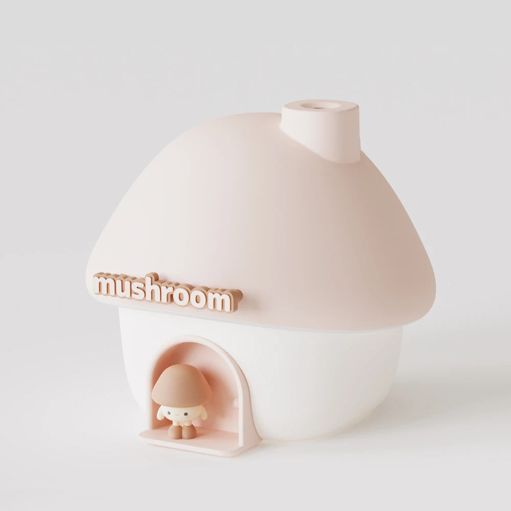 Cartoon House Aroma Essential Oil Diffuser 7-Colours Ambient Night Lights USB Lovely Home Air Humidifier for Children Home Gifts