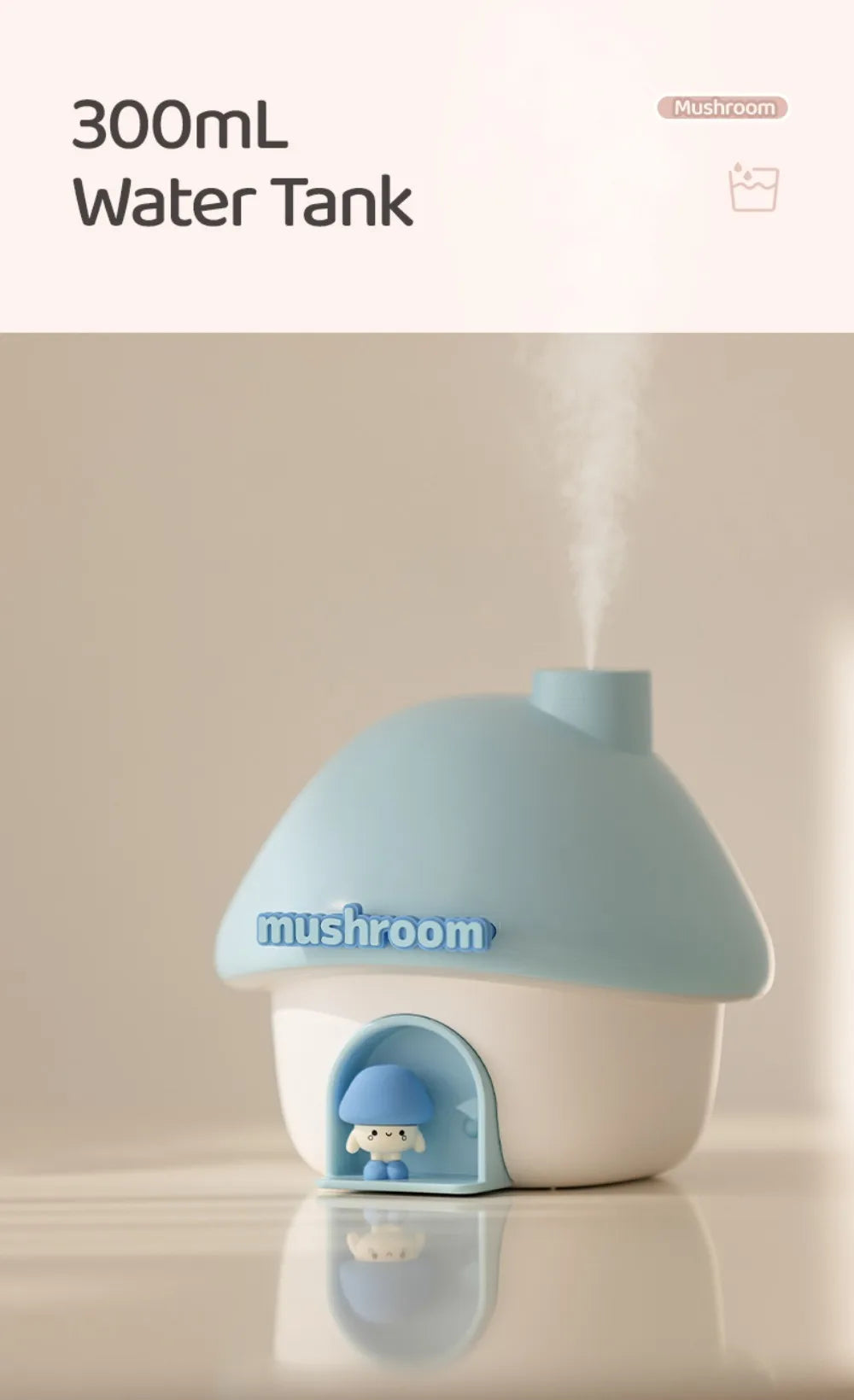 Cartoon House Aroma Essential Oil Diffuser 7-Colours Ambient Night Lights USB Lovely Home Air Humidifier for Children Home Gifts